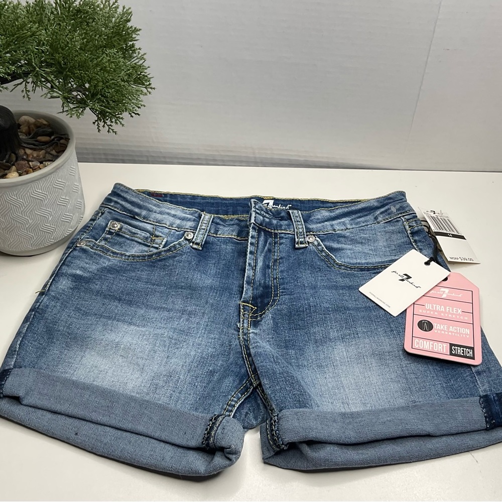 🇺🇸 7 of All Mankind New Denim Shorts. Teen Size 14.